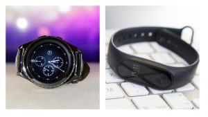 un confronto tra gli orologi Samsung e Mi Band